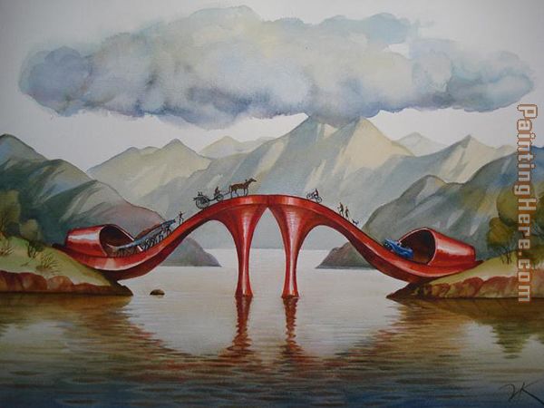 Vladimir Kush Fashionable Bridge